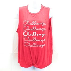 Rags II Riches Womens Sleeveless Casual Top Large